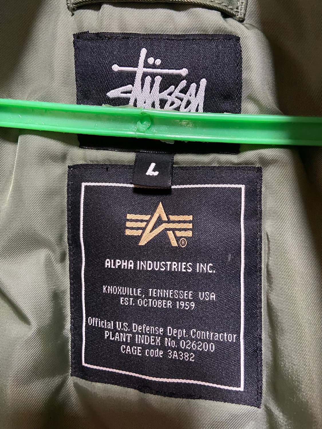 스투시 25주년 ma-1 팝니다. 상품이미지4