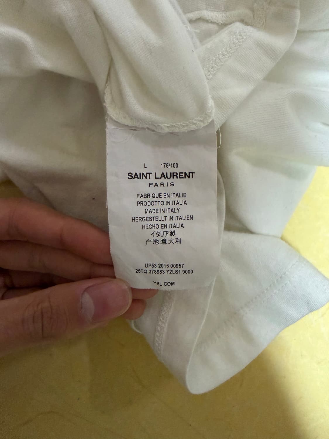 생로랑 블러드러스트 반팔 L 2016 상품이미지5