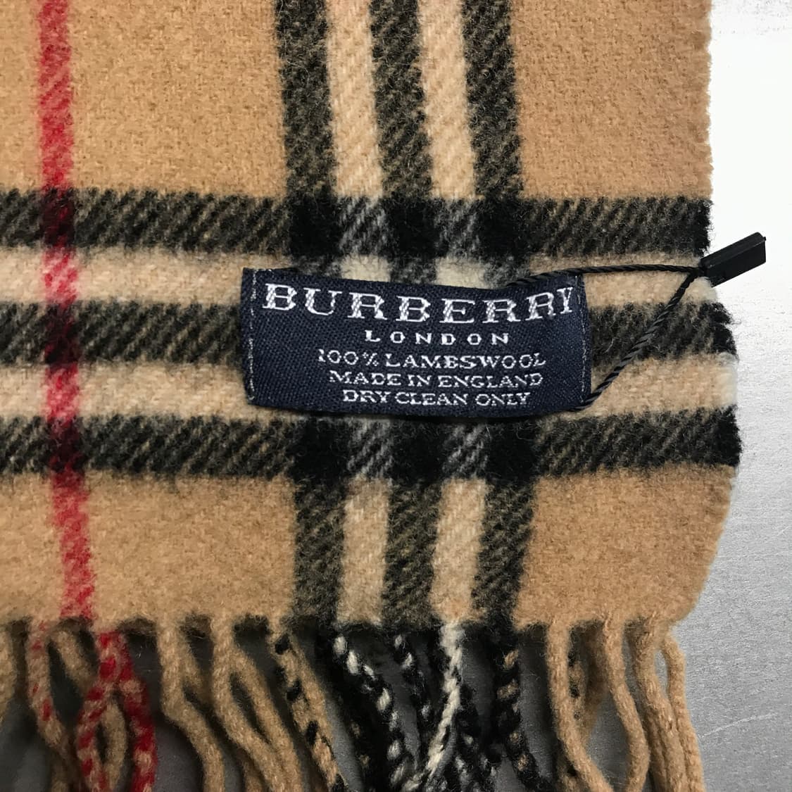 버버리 정품 램스울 머플러 베이지 상품이미지4