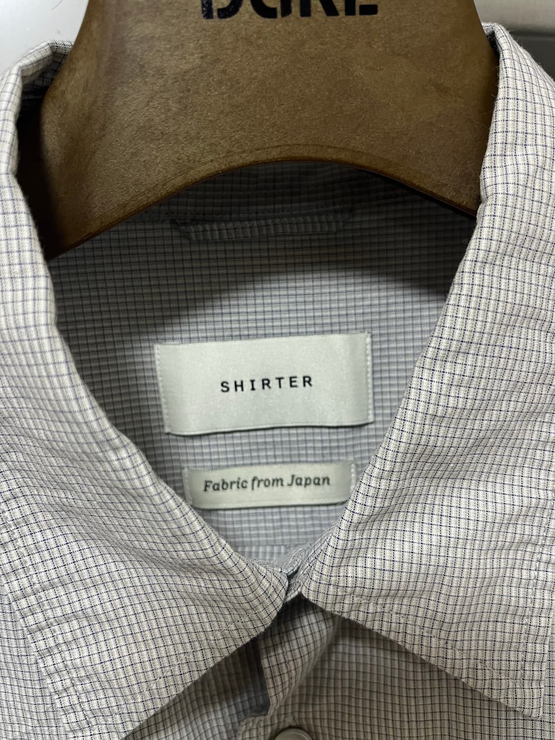 [M] 셔터 EDITOR CHECK SHIRT (GREY) 상품이미지5