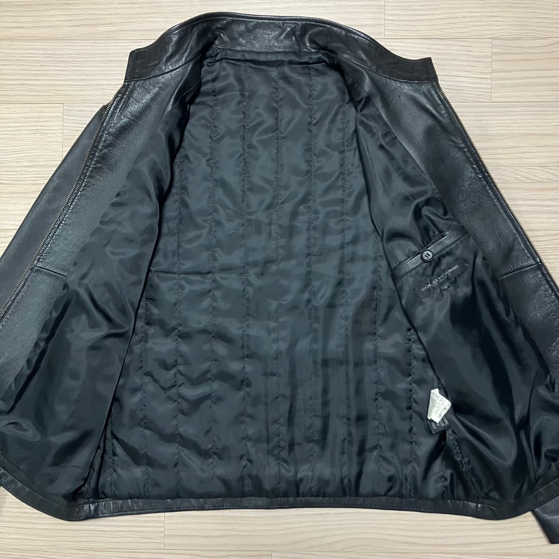 [솔리드옴므] 우영미 이태리 램스킨 양가죽 자켓 블랙 상품이미지8