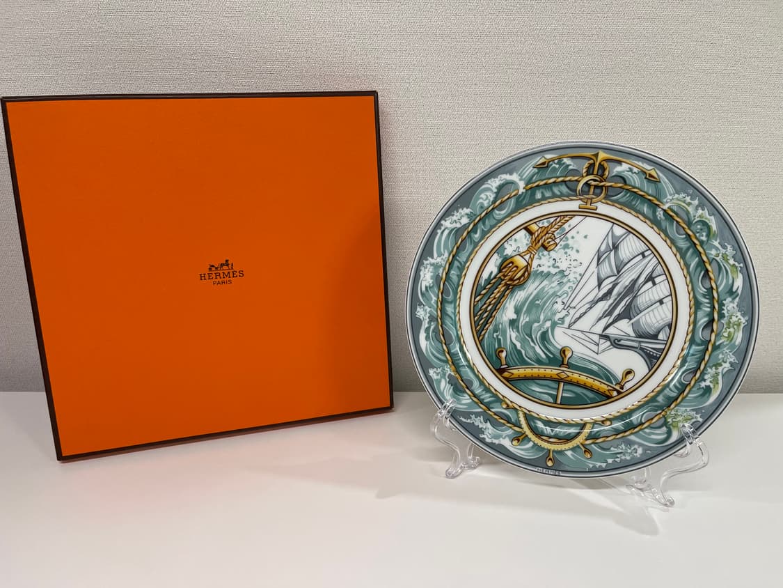 에르메스 패치워크 플레이트 블루 1P HERMES 상품이미지1