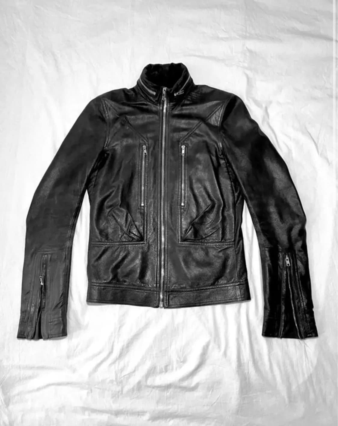 [구매] 릭오웬스 카고 레더 자켓 상품이미지1