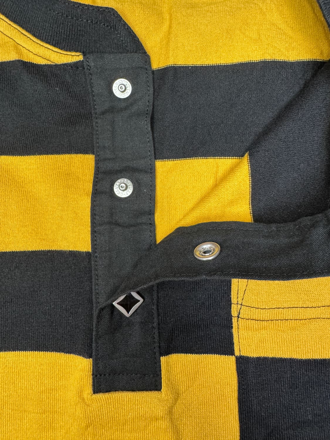 인디안모터사이클 Indian motercycle 넥버튼 보더 티셔츠 L 상품이미지3