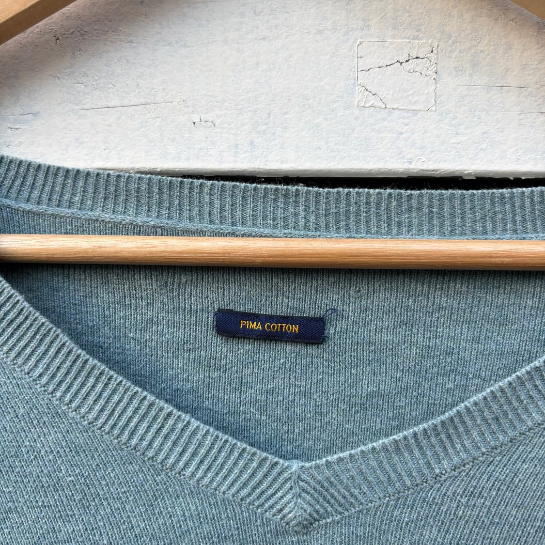 Polo 폴로 피마코튼 브이넥 니트 상품이미지4