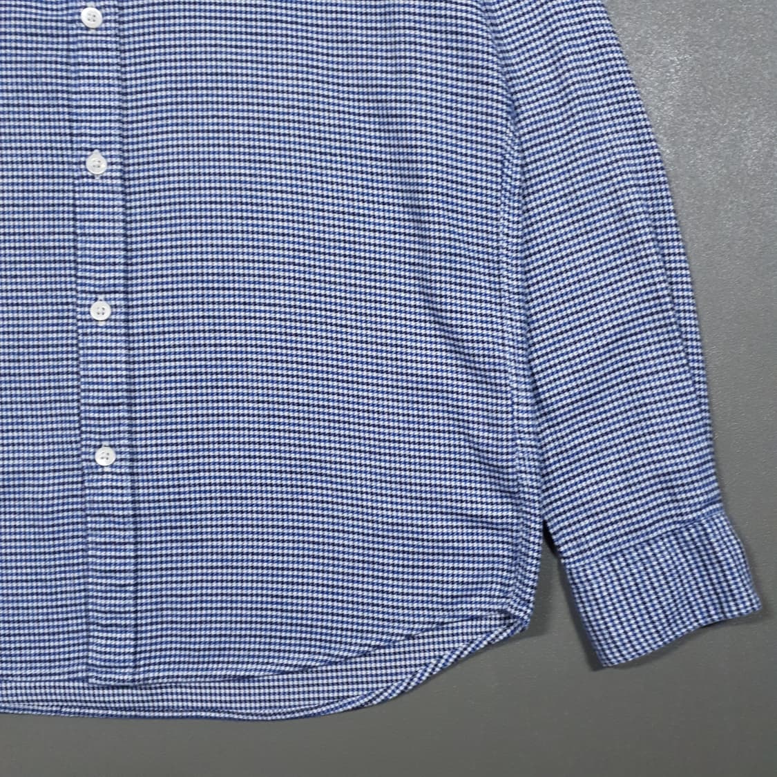 L) 빈폴 신형 20fw 2도 하운드투스 셔츠 버튼다운 나노체크 남방 상품이미지4
