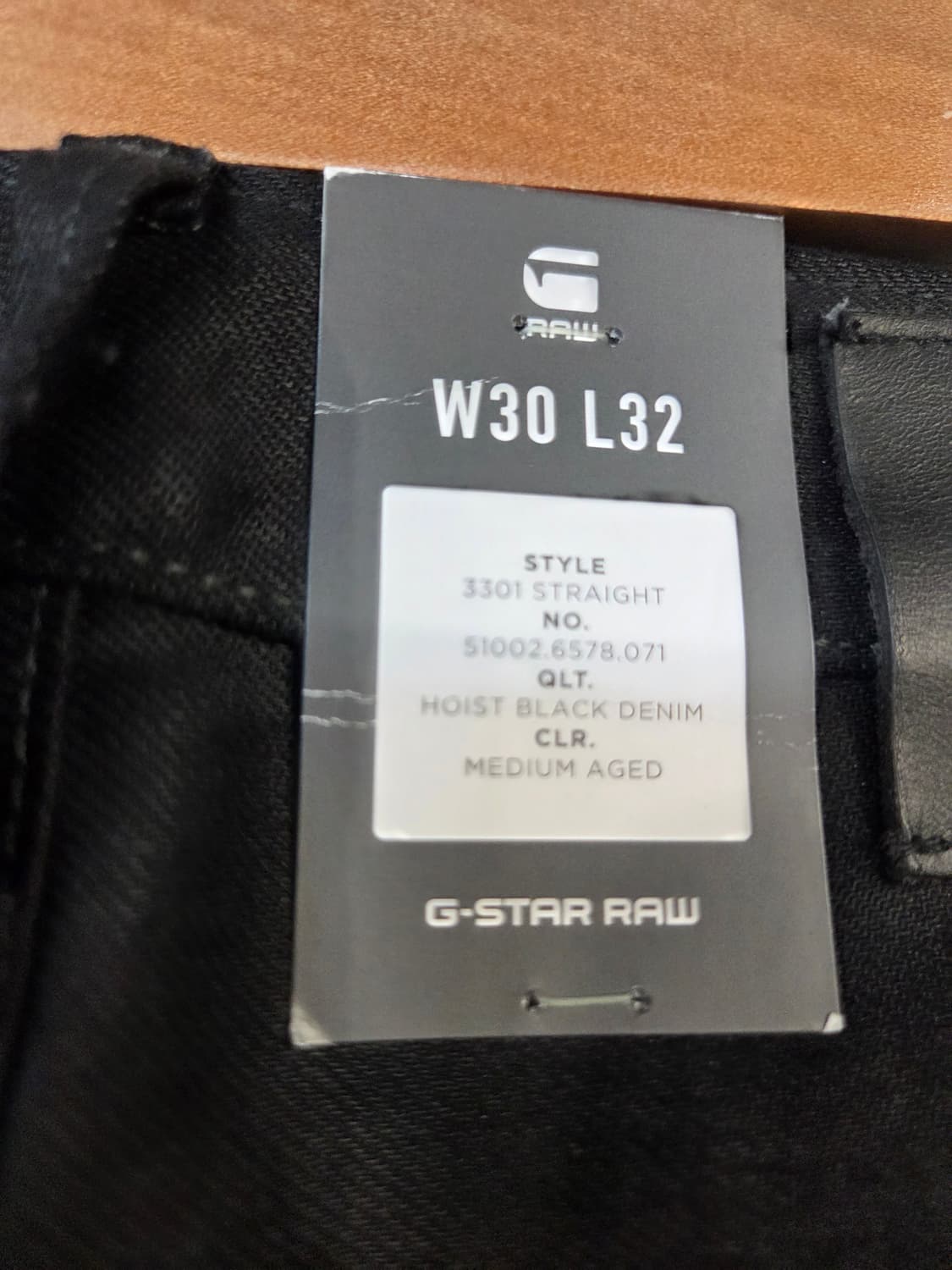 G-Star RAW 데님 팬츠 블랙(W30/L32) 상품이미지6
