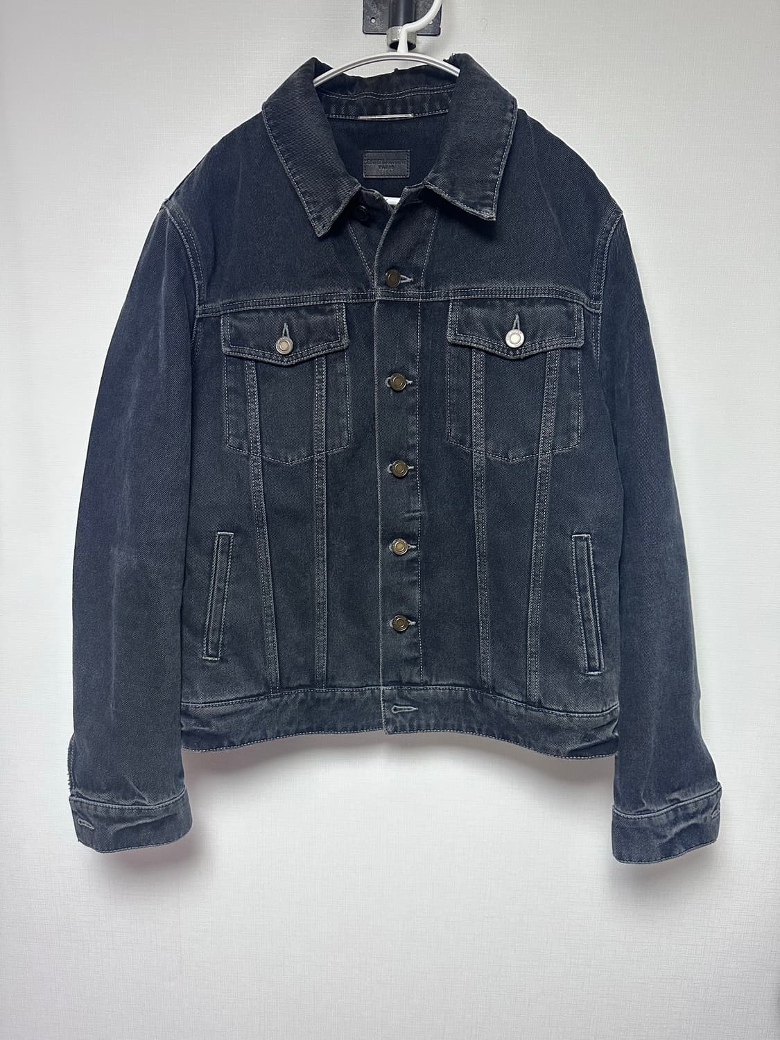 생로랑 퍼머넌트 블랙 데님 자켓 상품이미지1