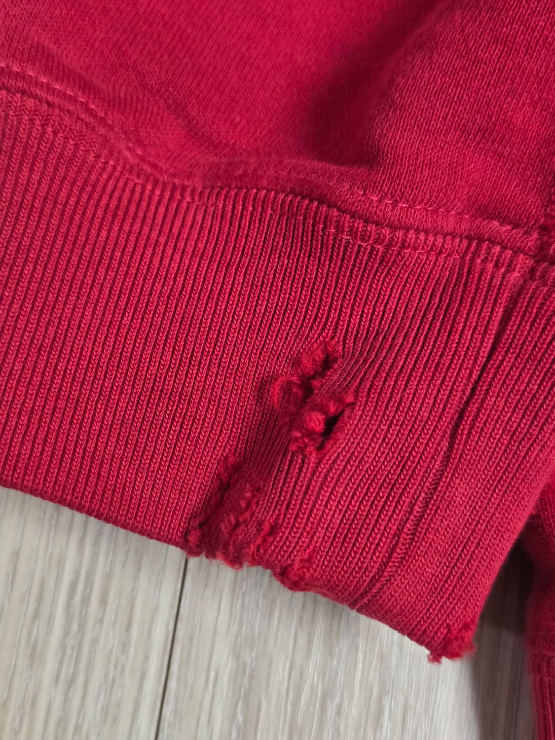 마티앤 선즈 빈티지 스웻 레드 3  상품이미지5