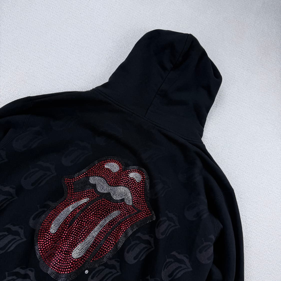 Jackrose x rolling stones 라인스톤&그래픽 후드집업 상품이미지8