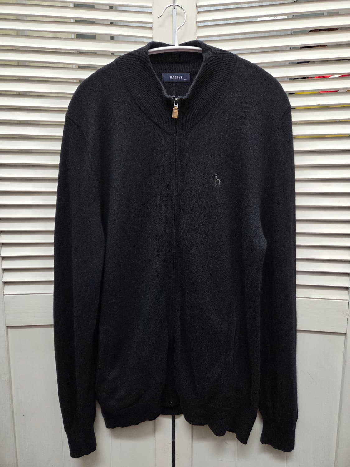 헤지스 울캐시미어 집업 가디건 상품이미지1