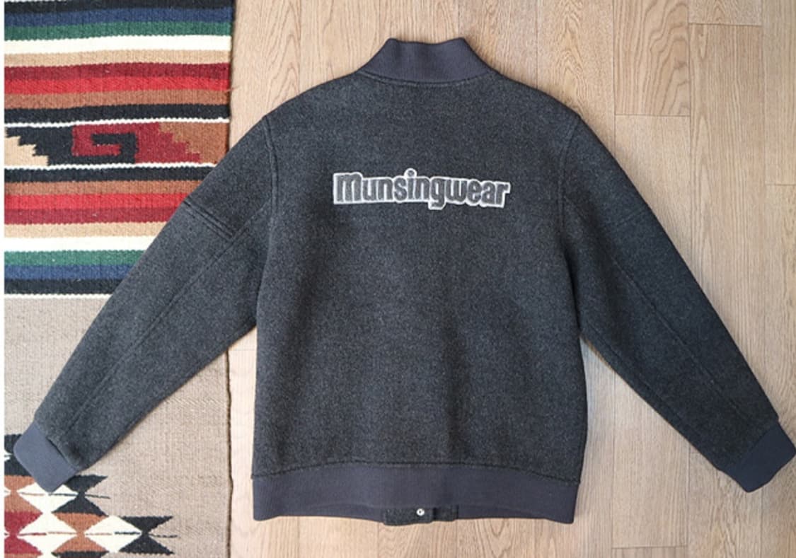 일본판 MUNSINGWEAR 먼싱웨어 스포츠 울 바시티 자켓 상품이미지7