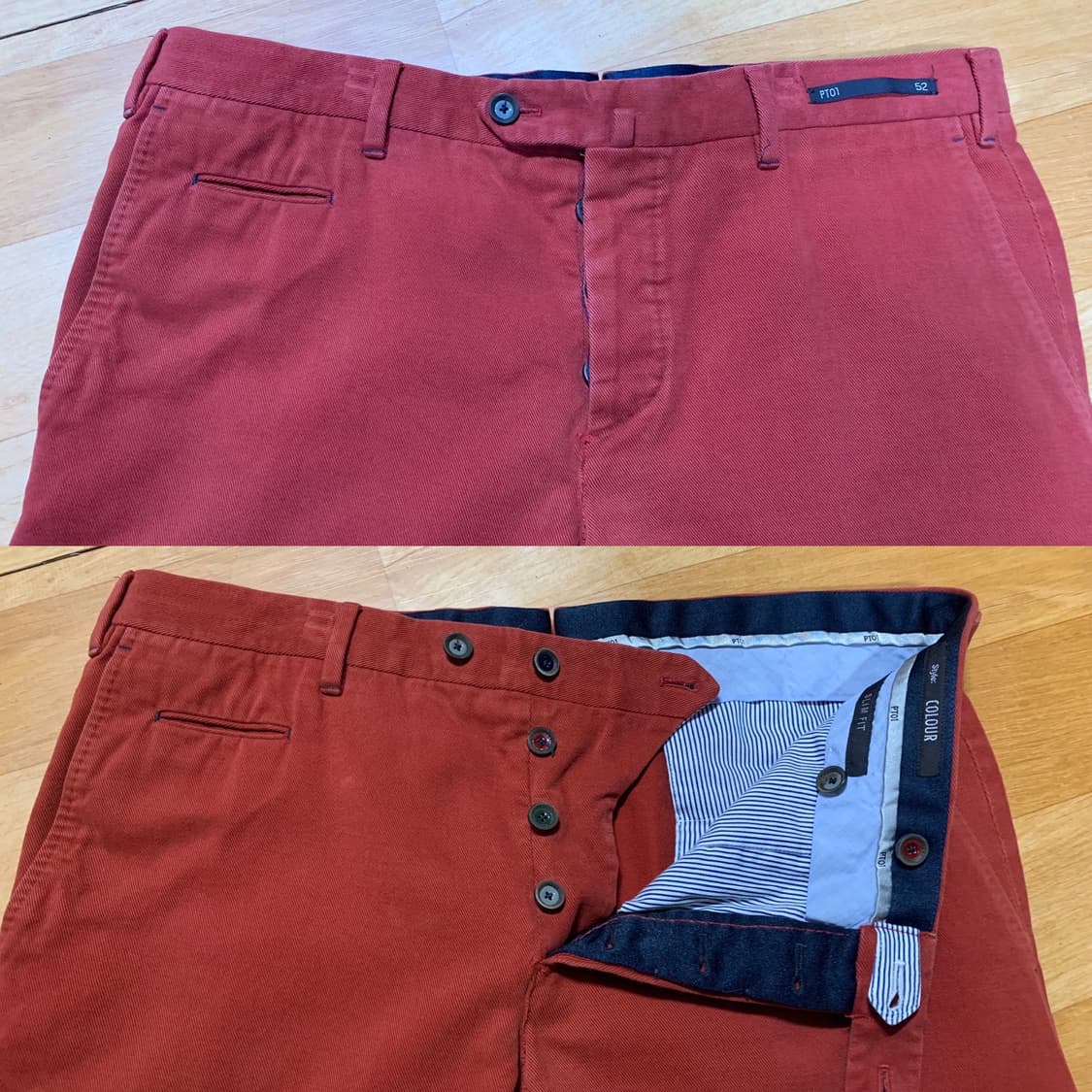 PT01 피티제로우노 슬림핏 트라우저(52 사이즈) 상품이미지4