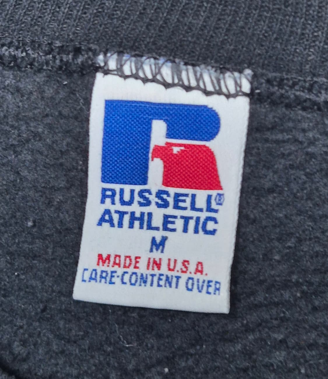 [M] 90s US Made 러셀 블랙 스웻 -8 상품이미지3