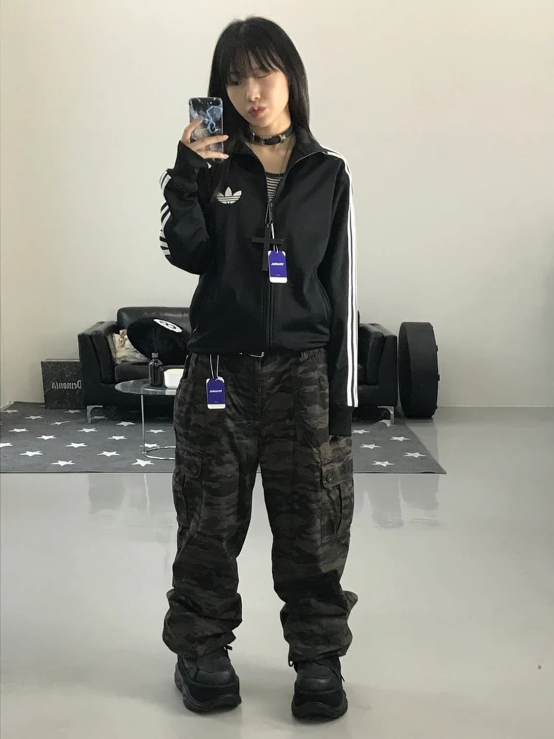 아디다스 블랙 파이어버드 져지 상품이미지1
