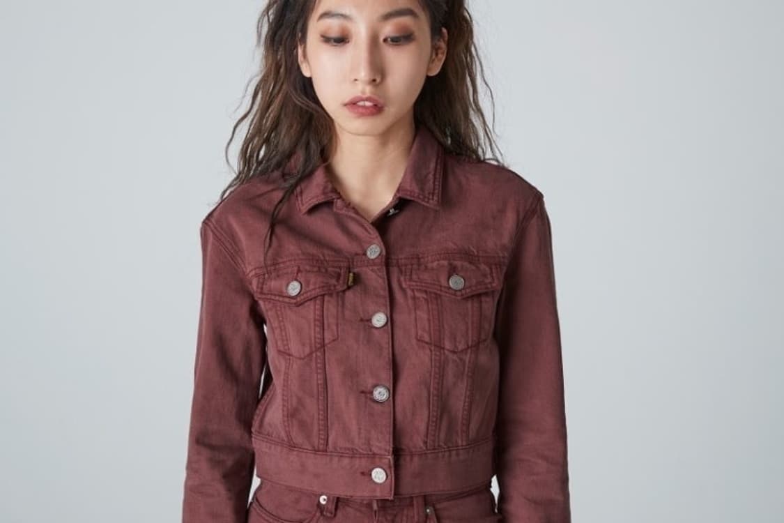 미스치프 17ss 트러커자켓 스커트 세트 브라운 상품이미지1