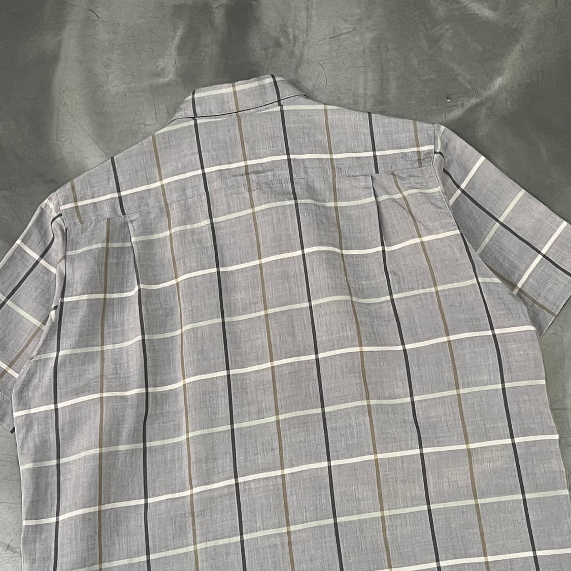 버버리 체크 히든버튼 하프 셔츠 y16377 상품이미지5