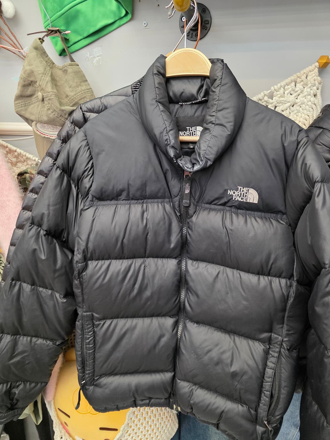 노스페이스 700 눕시 다운 패딩 85 블랙 상품이미지2