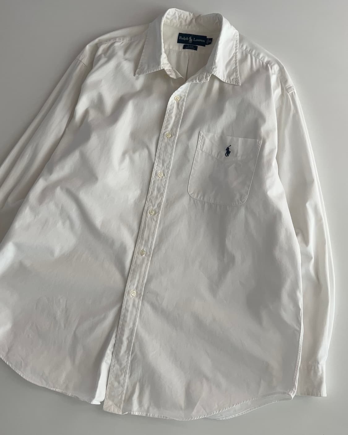 폴로 랄프로렌 블레이크 화이트 셔츠 XL 상품이미지2