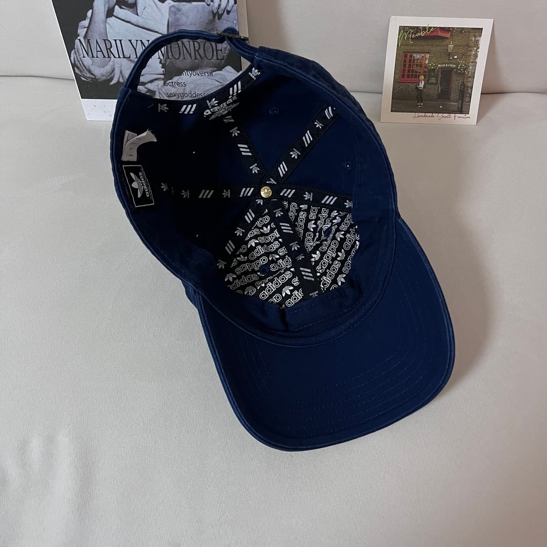 [정품] 아디다스 네이비 트레포일 모자 상품이미지5
