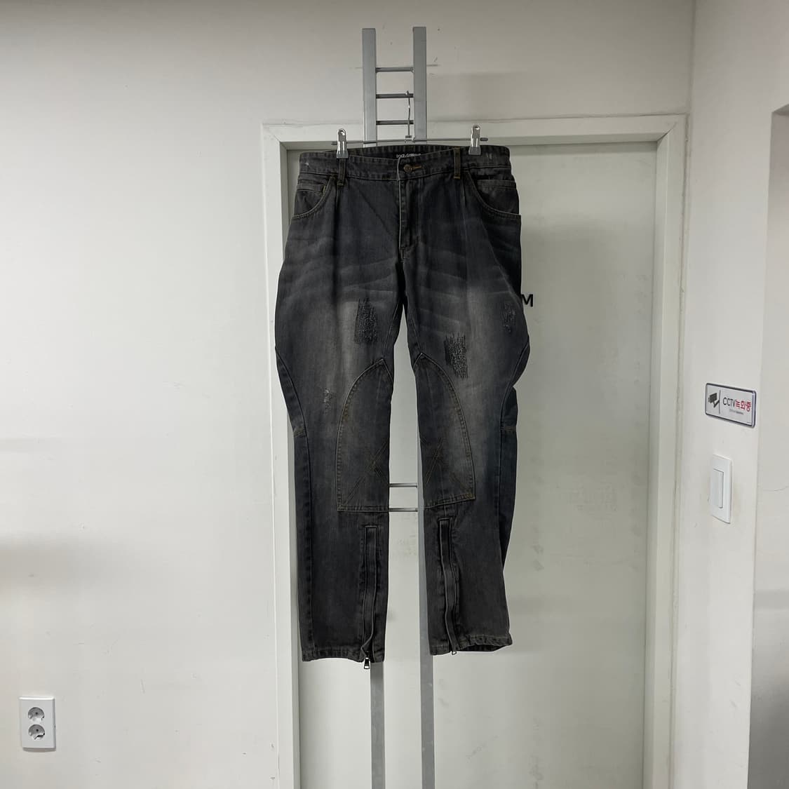 돌체앤가바나 흑청 데님 팬츠 48 상품이미지5