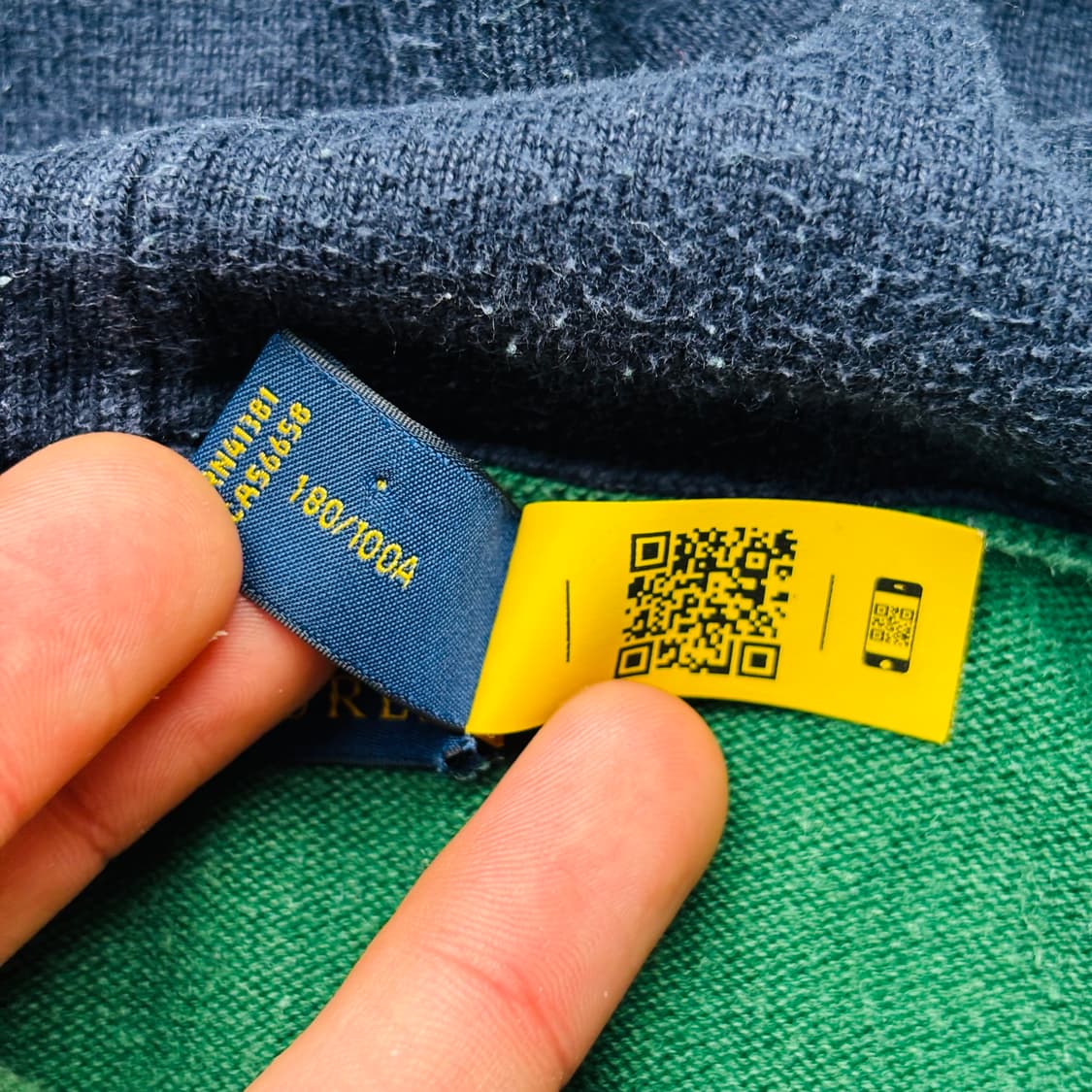 폴로 랄프 로렌 빅 포니 그린 코튼 니트 후드티 L 상품이미지8