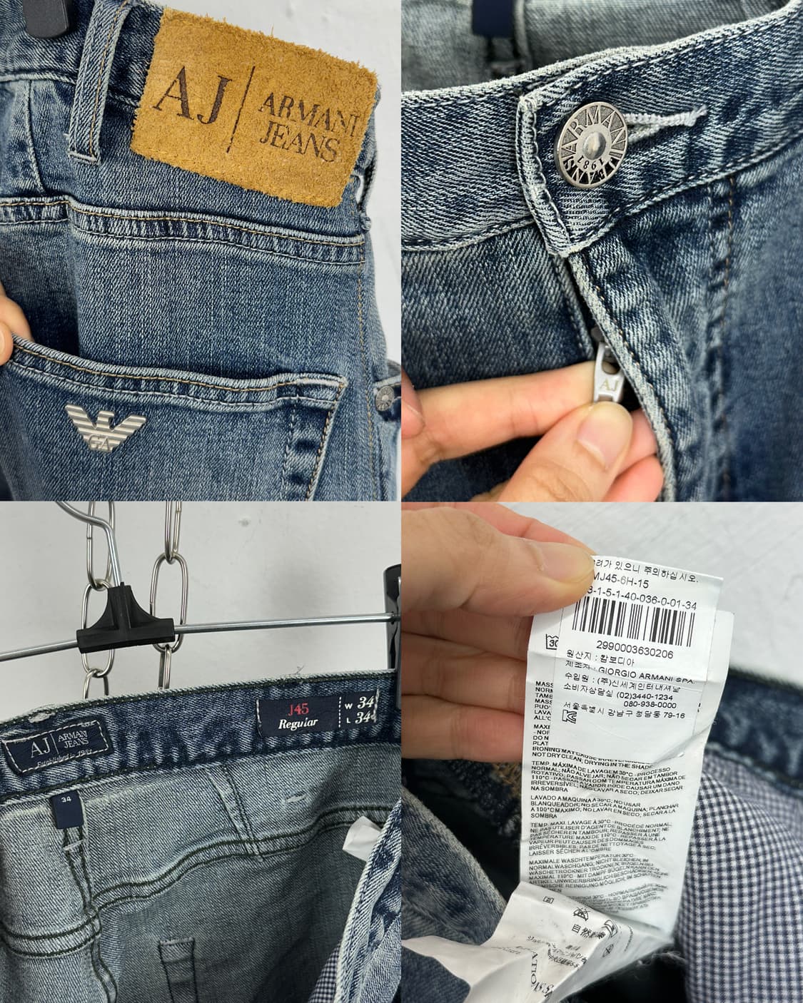 Armani Collezioni J10 Fade Denim 상품이미지10