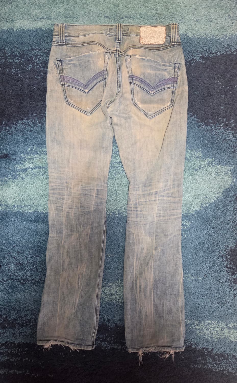빈티지 AVH DENIM 찢청 데님 청바지 상품이미지5