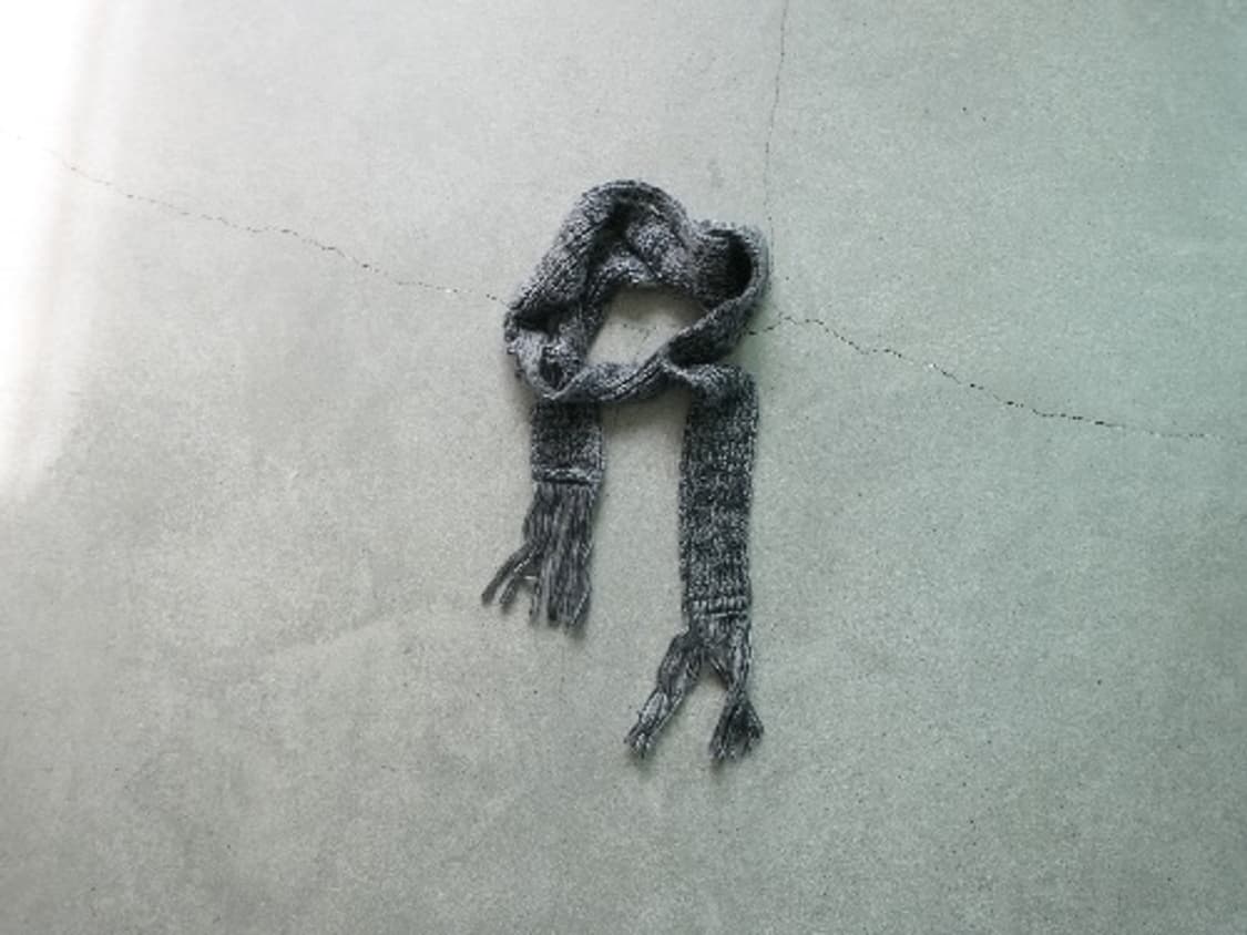 디에이디 Bokashi muffler(Charcoal) 새상품 상품이미지1