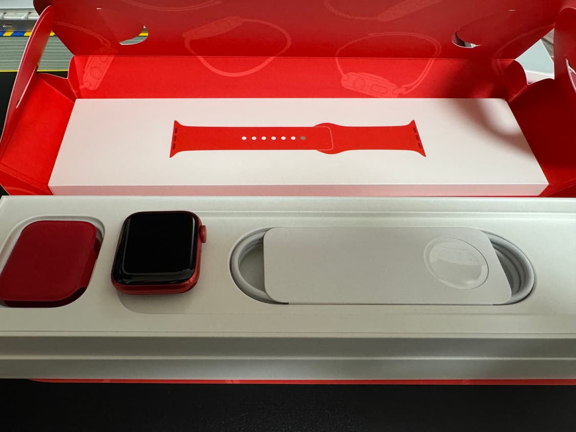 애플워치 시리즈6 40mm GPS (PRODUCT)RED 풀박스 정품 상품이미지1