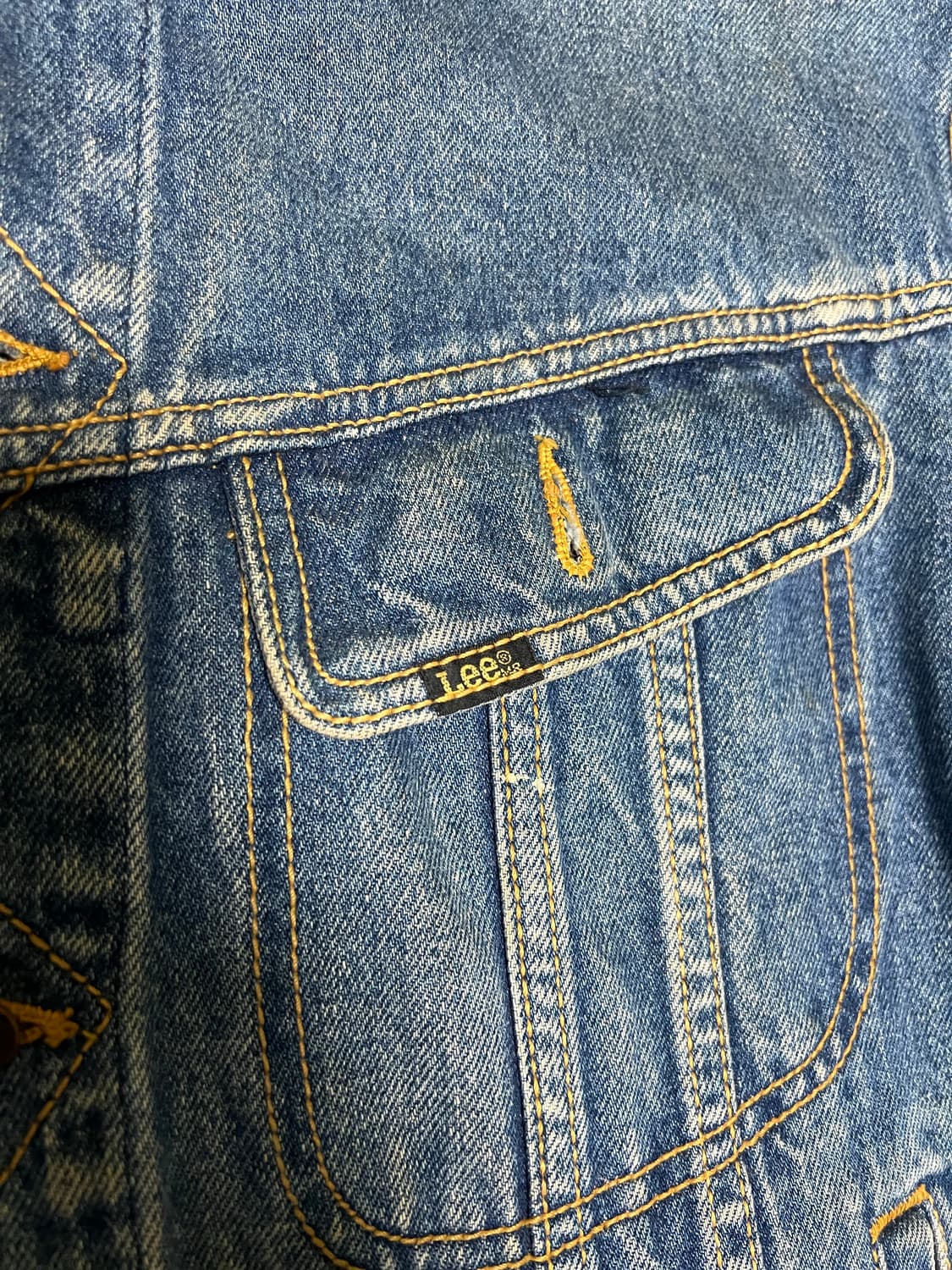 90s Lee vintage 데님 트러커 자켓 상품이미지5