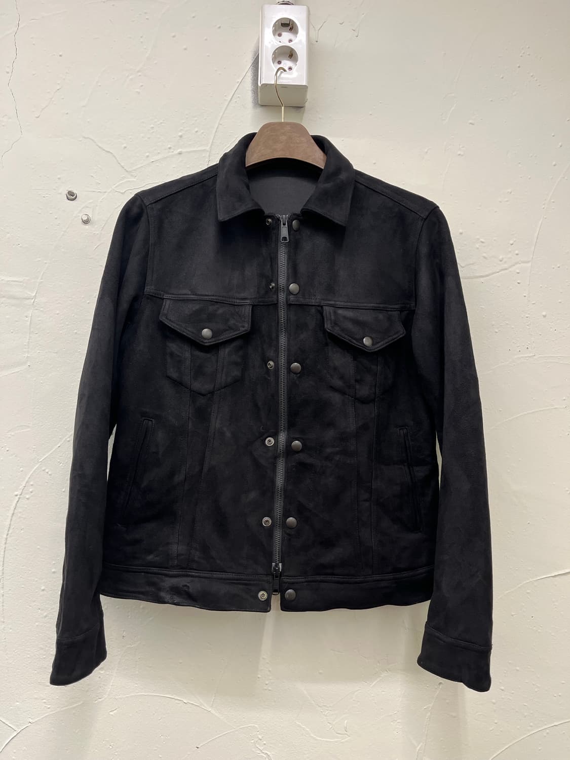 빔즈 스웨이드 자켓 블랙 상품이미지1