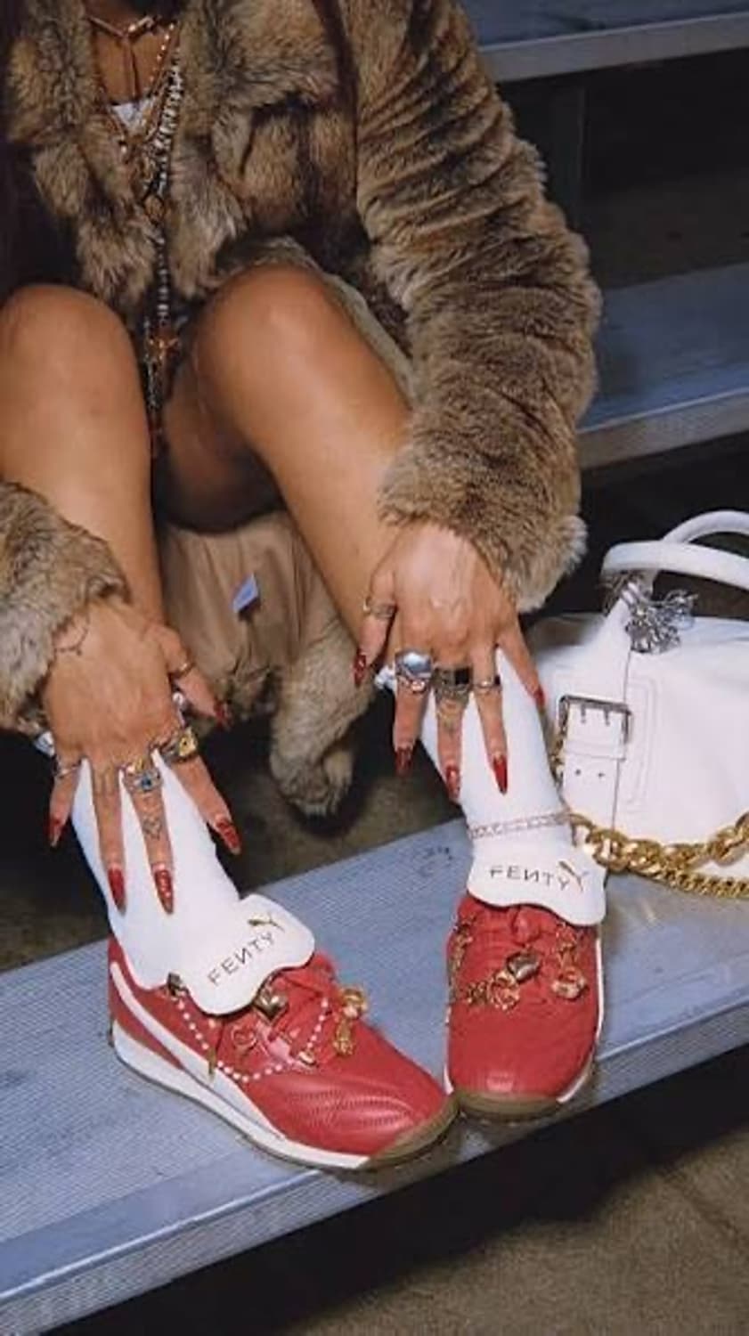 FENTY PUMA 리한나 콜라보 스피드캣 레드 스니커즈 풋볼 축구화 상품이미지7