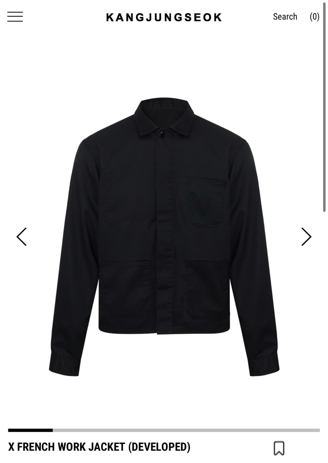 X FRENCH WORK JACKET (DEVELOPED) 상품이미지1