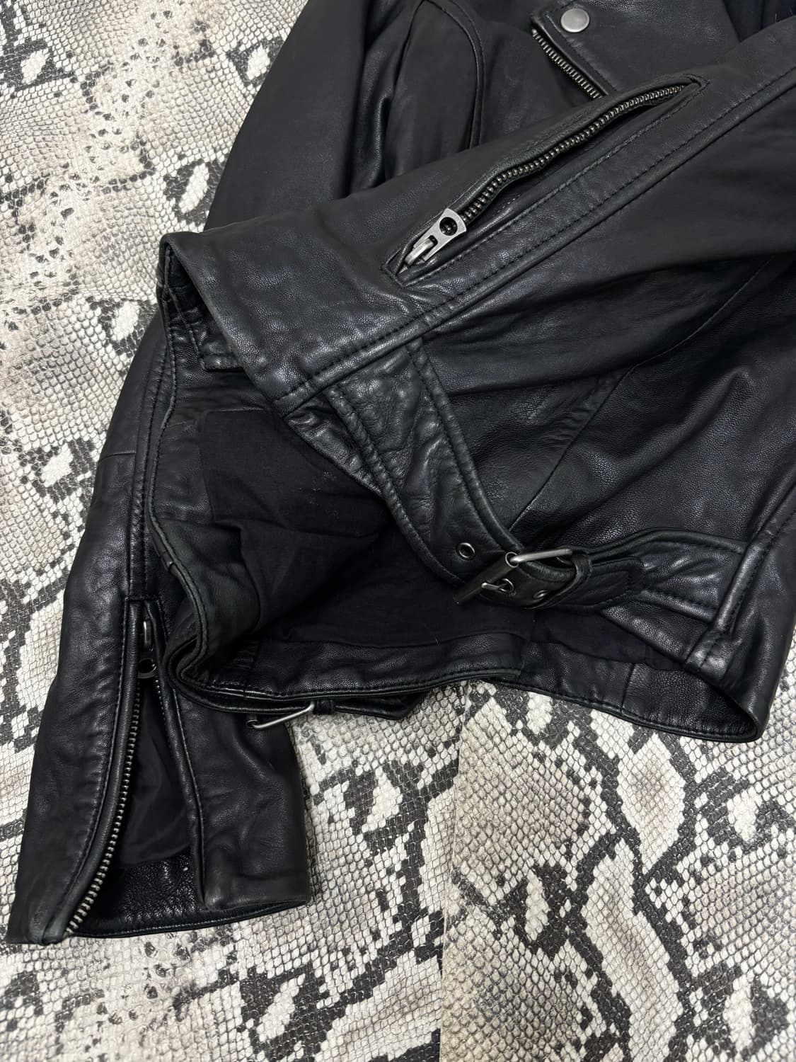 RockChic LambSkin Buckle Jacket 상품이미지5