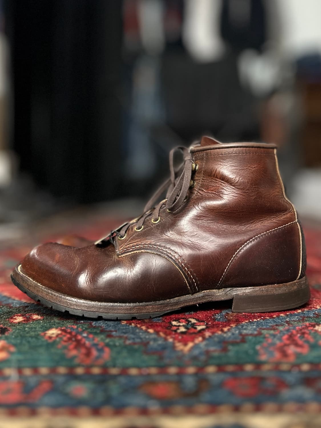 OG USA Made 레드윙 3343 블랙스미스 Well Aged 상품이미지5