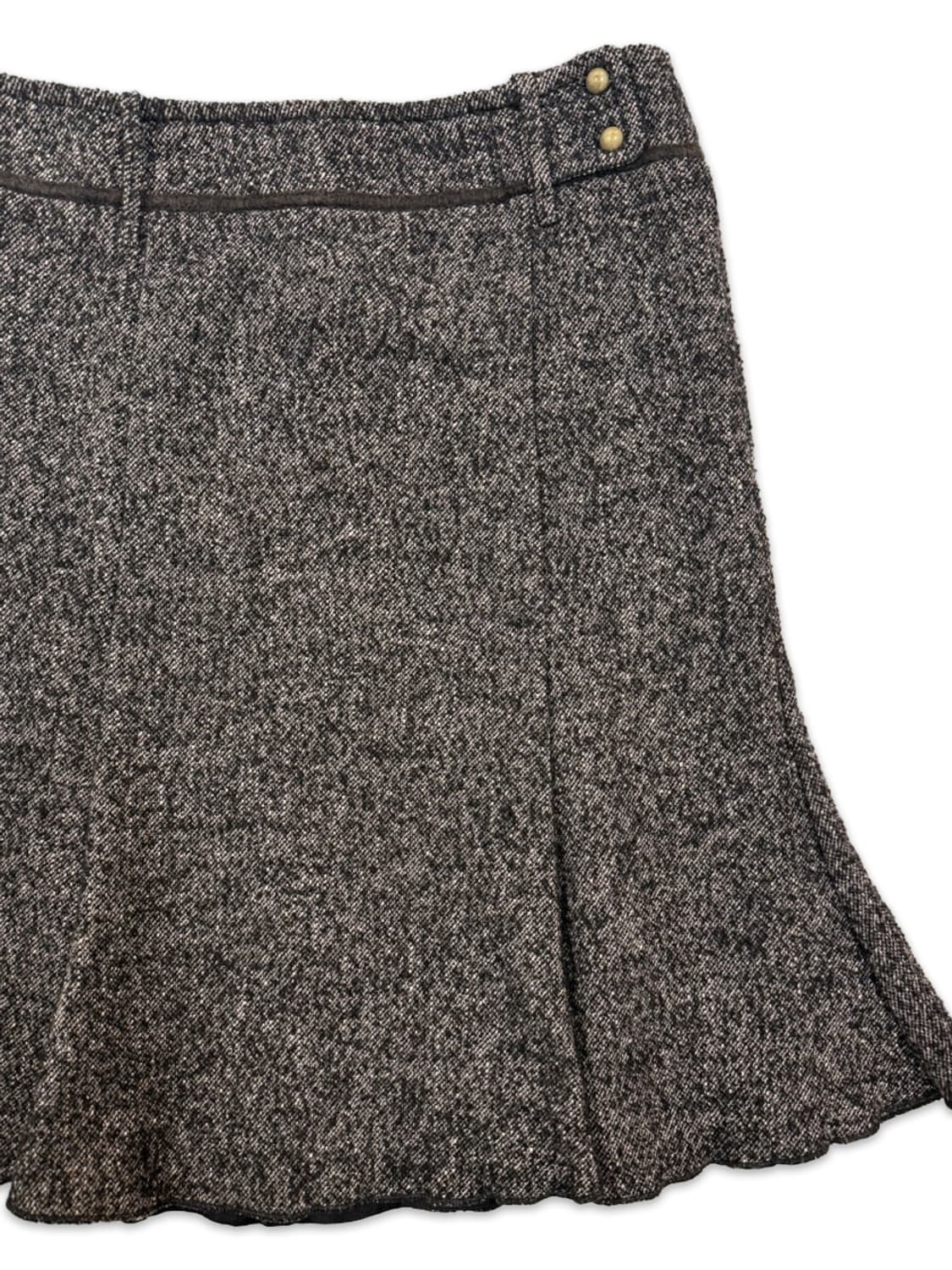 빈티지 막스앤코 브라운 플레어 미디 스커트 상품이미지2