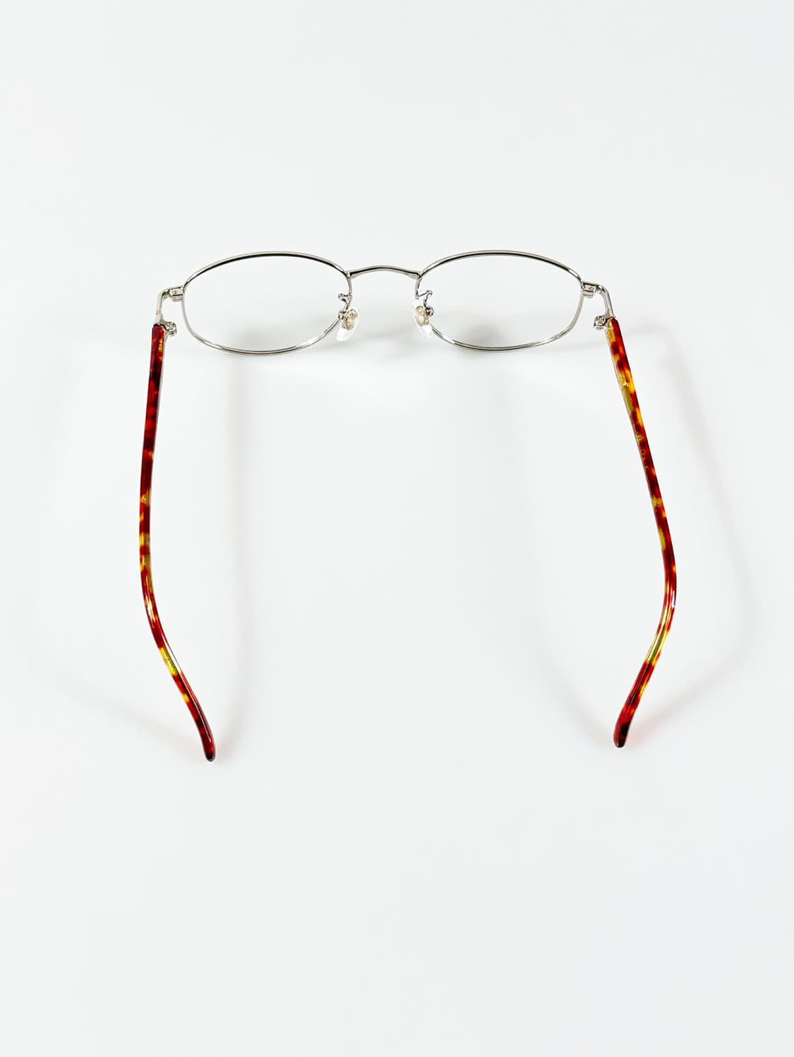 90s 실버 슬림 오벌 메탈 프레임 빈티지 안경 상품이미지5