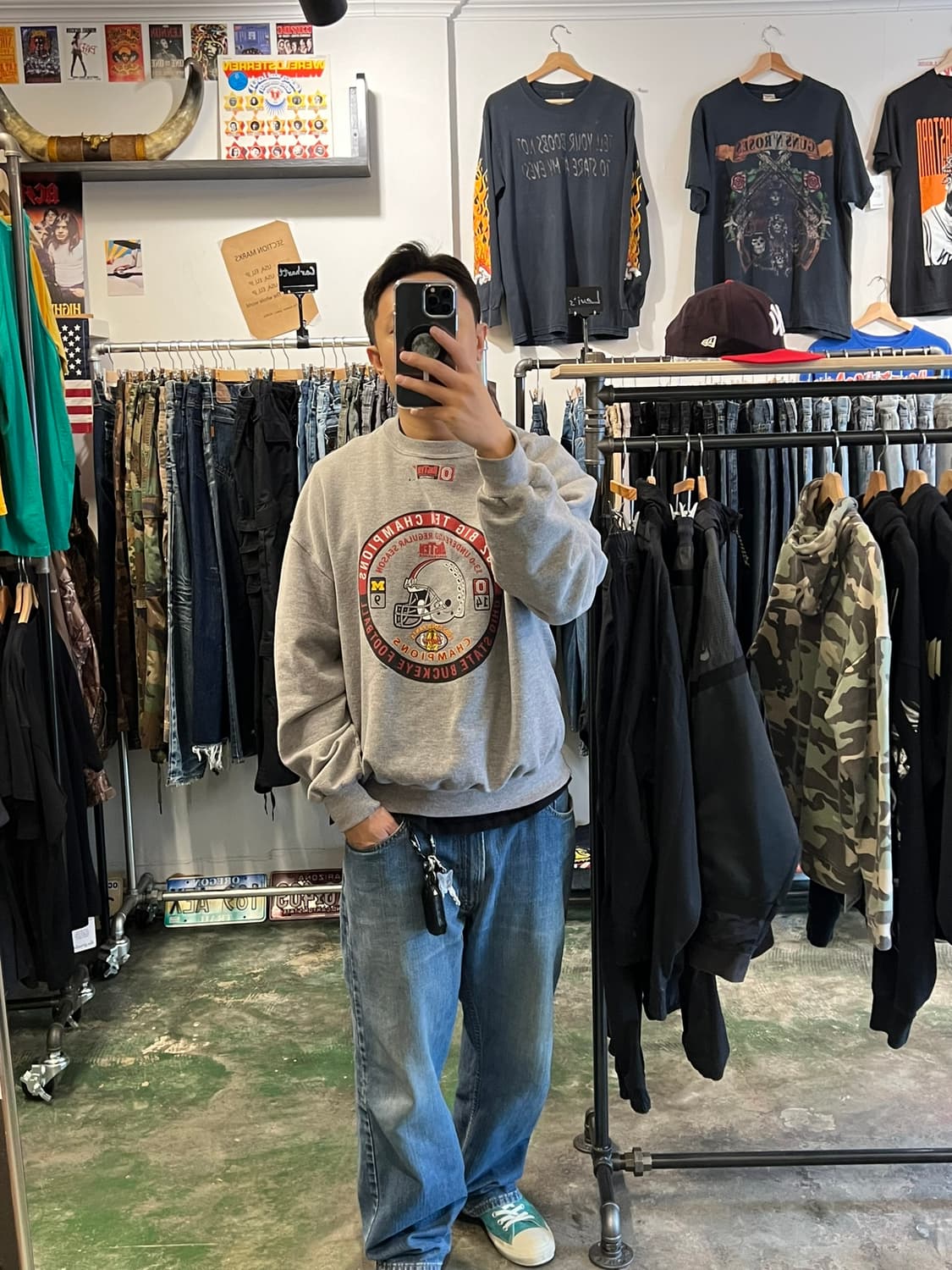 00s [XL] 저지스 OSU 풋볼 오하이오 스테이트 빈티지 맨투맨 상품이미지8