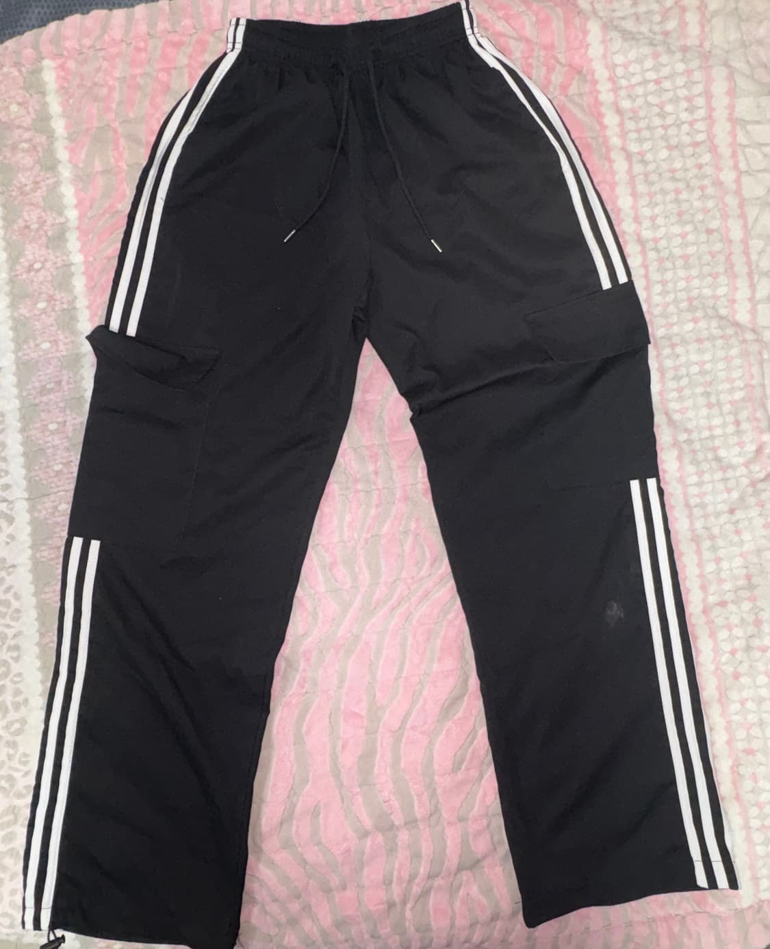 삼선 와이드 팬츠 트레이닝 상품이미지1