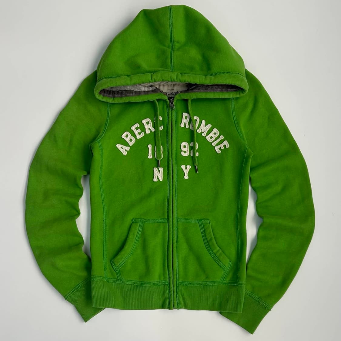 아베크롬비 y2k 여리핏 대대장 작사 걸즈 후드집업 희귀져지(XS) 상품이미지4
