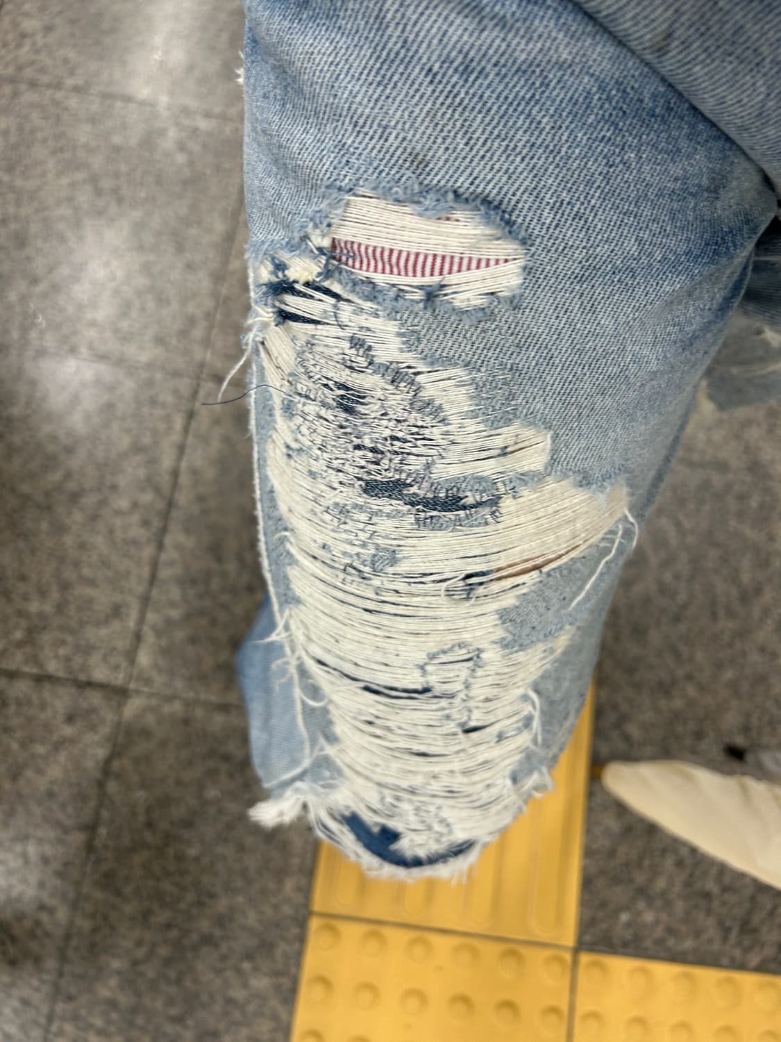 리바이스 505 사시코 보로 패치 데님팬츠 상품이미지3