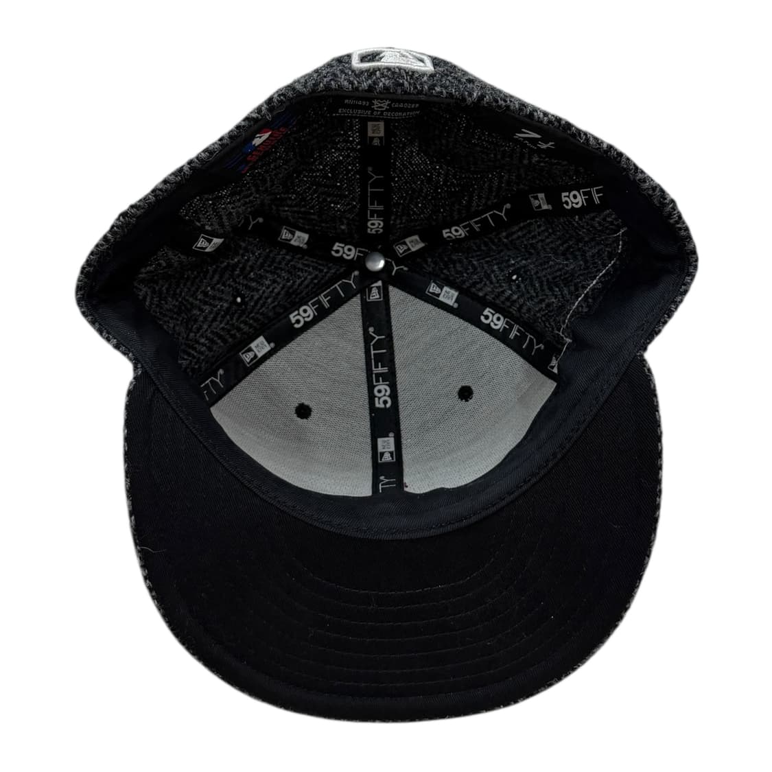 뉴에라 X 해리스트위드 양키스 해링본 스냅백 모자 714 상품이미지4