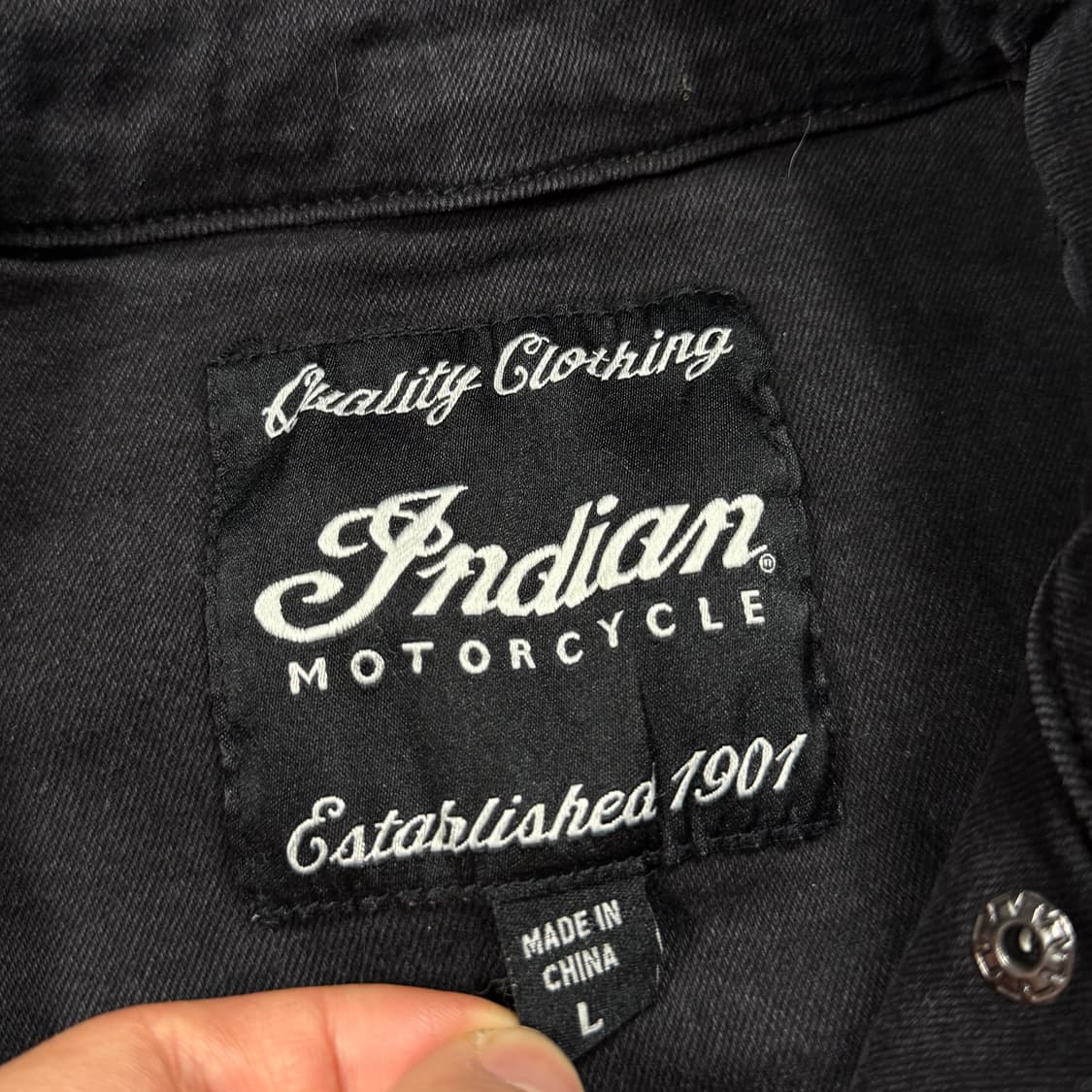 인디언 모토사이클 데님 라나 베스트 자켓 상품이미지6
