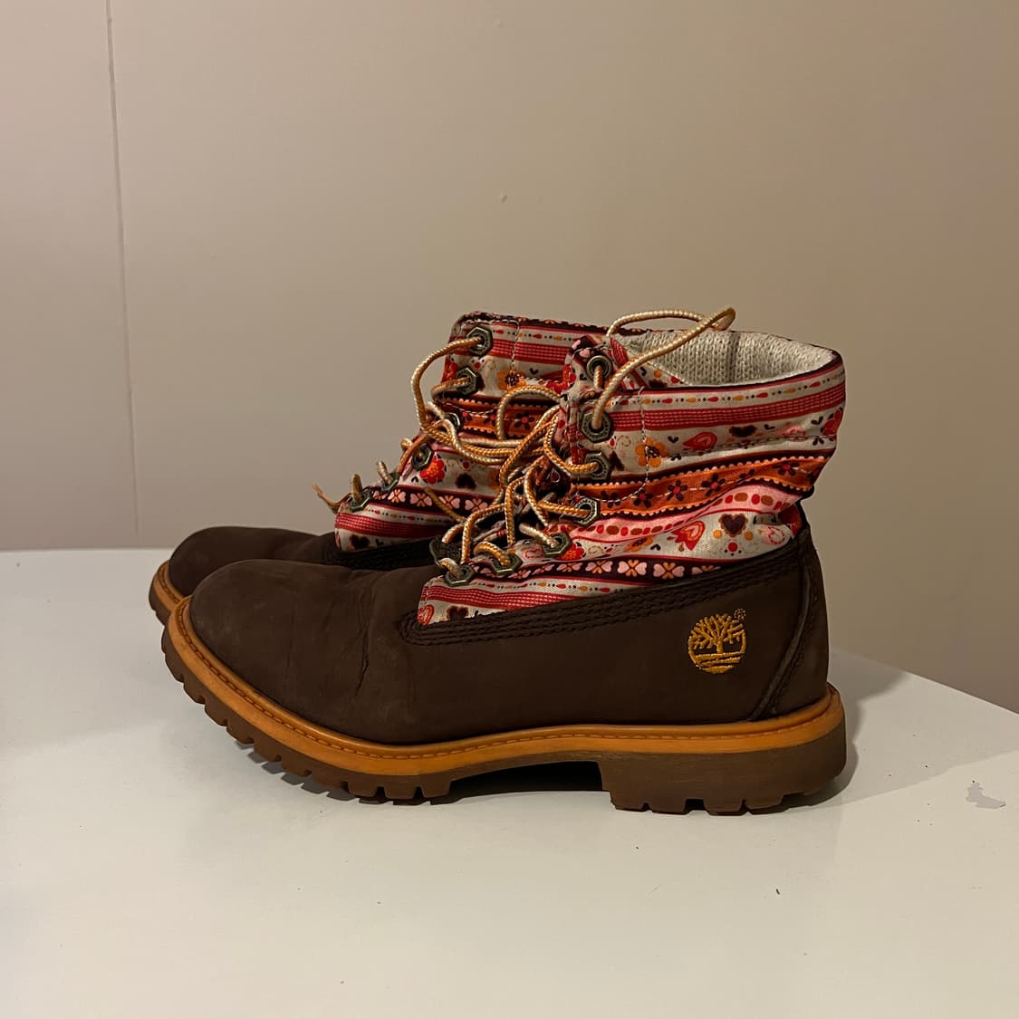 팀버랜드 롤탑 패턴 부츠 상품이미지2