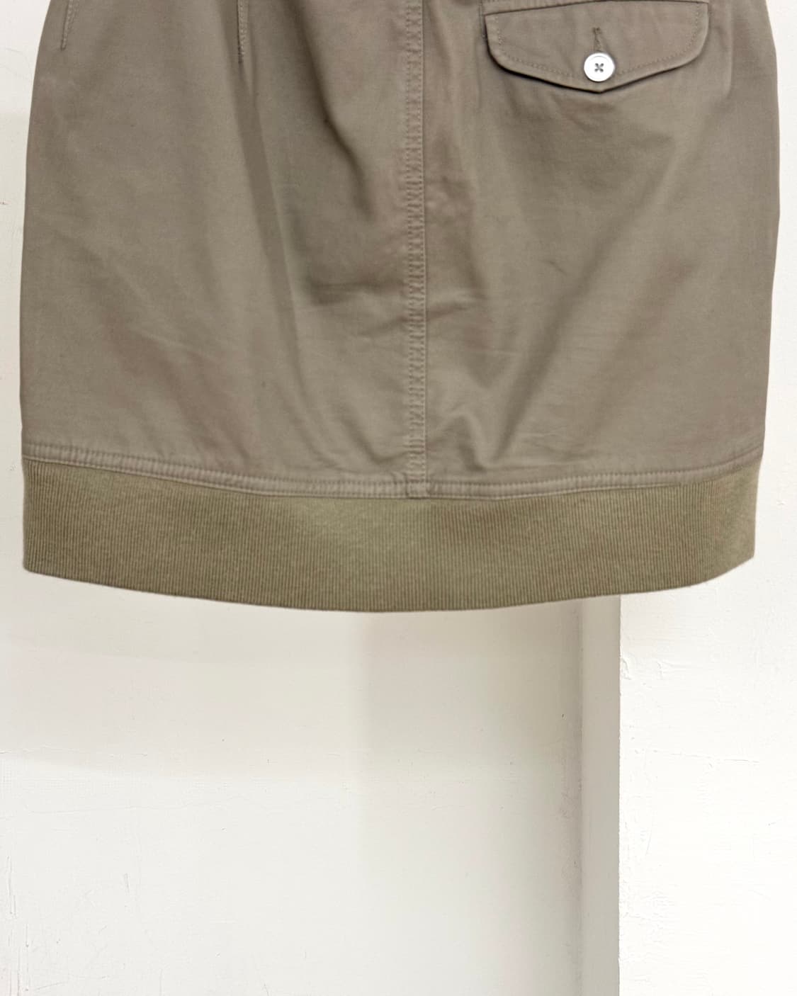 아르마니 익스체인지 베이지 코튼 벨트 스커트 상품이미지6