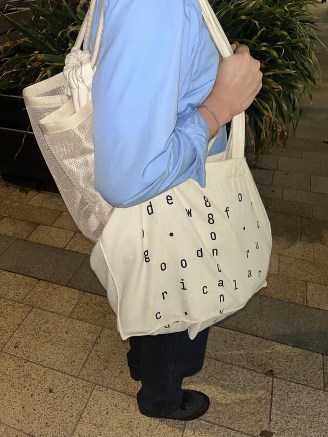 88ONCANVAS 'ORGANIC COTTON BAG' - NATURE 상품이미지2