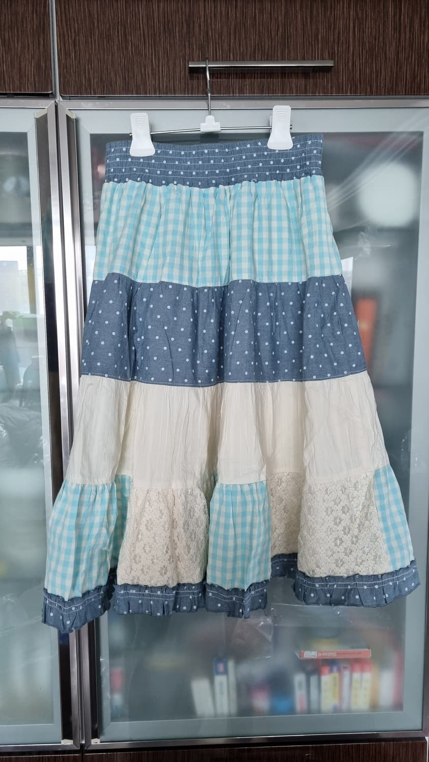 패치워크 모리걸 스커트 상품이미지2