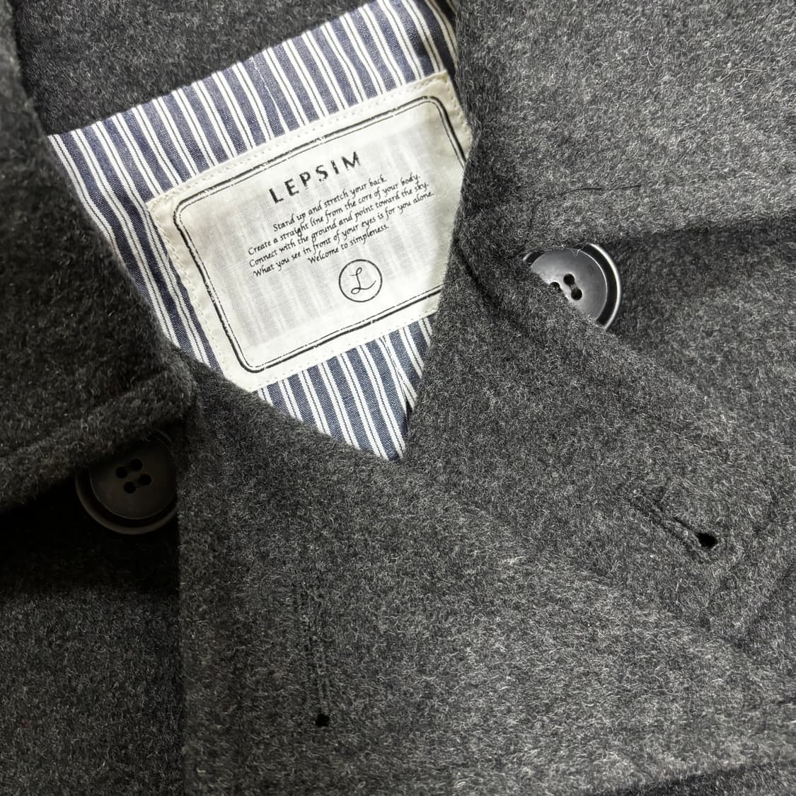 LEPSIM 울 모직 자켓 상품이미지3