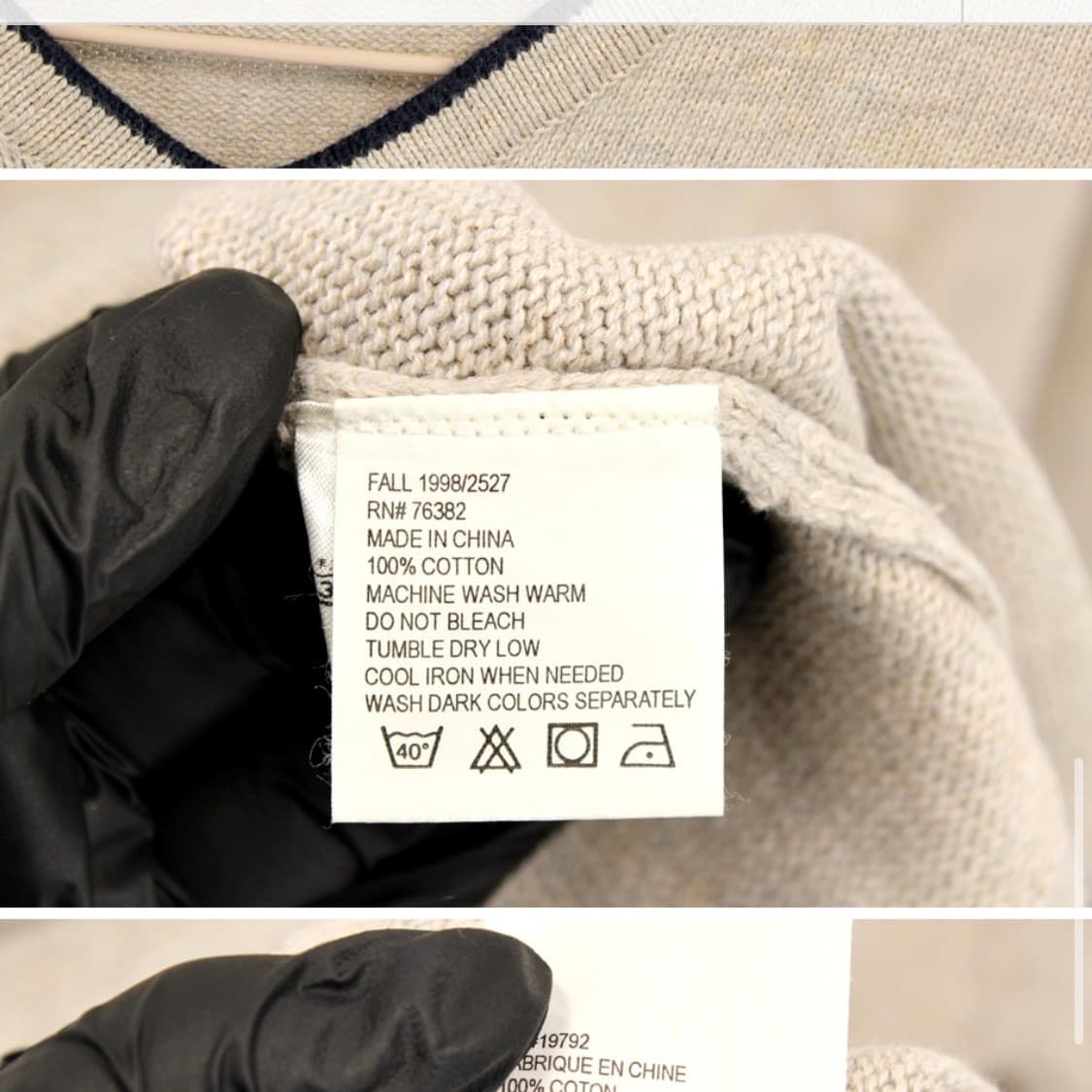 TIMBERLAND IVORY V NECK KNIT 상품이미지9